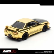 INNO64 Nissan Skyline GT-R R32 Top Secret chrome gold TMCS 2025 Event Edition 1:64 tył