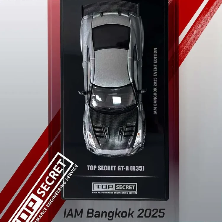 INNO64 Nissan GT-R R35 Top Secret - IAM Bangkok 2025 Event Edition 1:64 góra