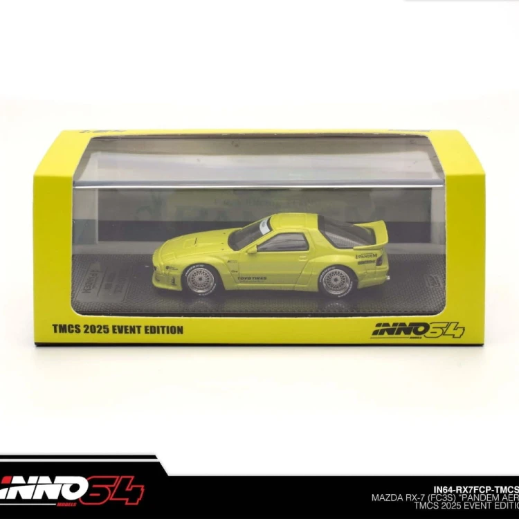 INNO64 Mazda RX-7 FC3S Pandem Aero TMCS 2025 Event Edition 1:64 przód