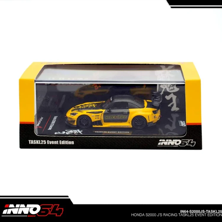 INNO64 J’s Racing x Hyper Race Motorsport Honda S2000mTokyo Auto Salon 2025 1:64 box