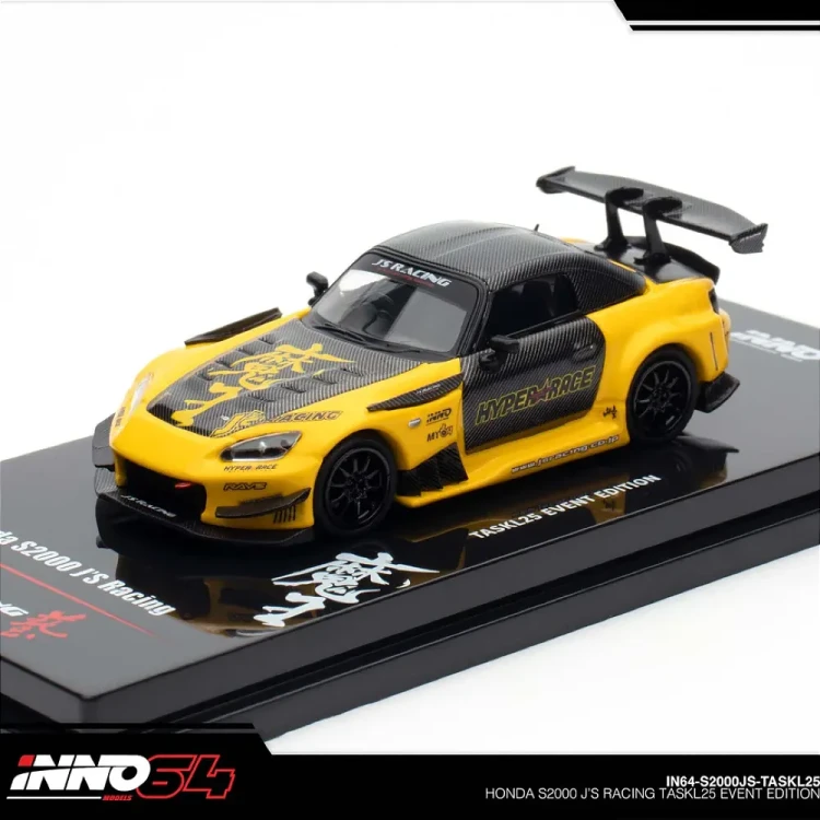 INNO64 J’s Racing x Hyper Race Motorsport Honda S2000mTokyo Auto Salon 2025 1:64 przód