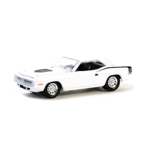 Greenlight 1970 Plymouth Hemi Cuda in Apline White 1:64 bok