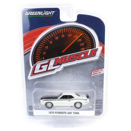 Greenlight 1970 Plymouth AAR Cuda 1:64 przód