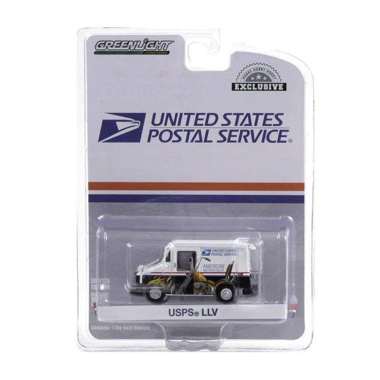 Greenlight United Post Office Long Life Postal Delivery Vehicle 1:64 przód