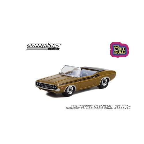 Greenlight 1971 Dodge Challenger 340 Convertible The Mod Squad 1:64 bok