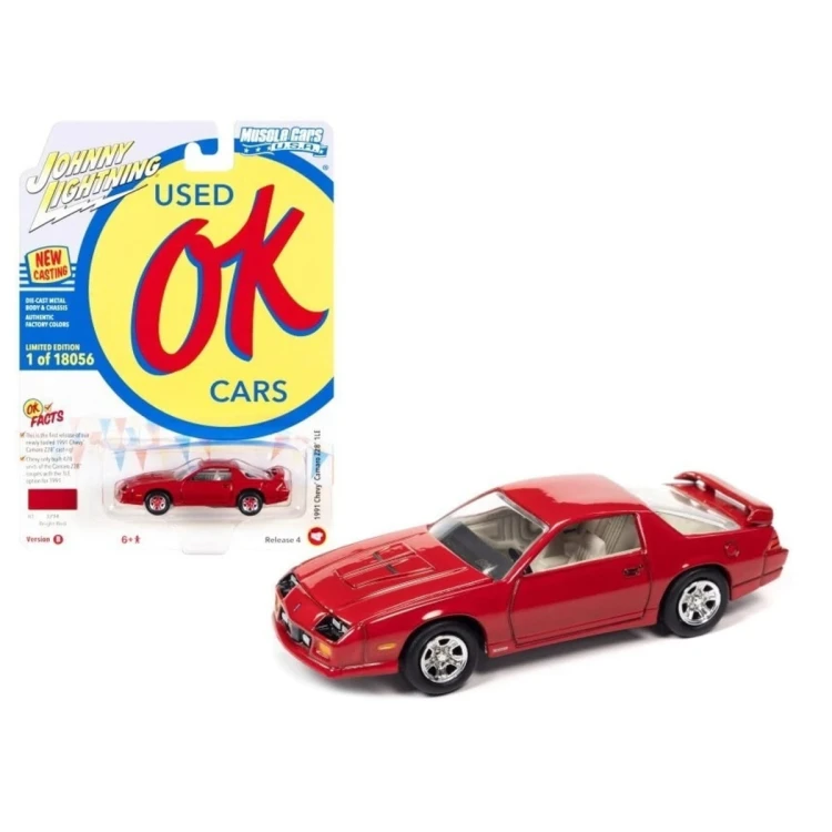 ohnny Lightning 1991 Chevy Camaro Z28 1LE Red 1:64 przód
