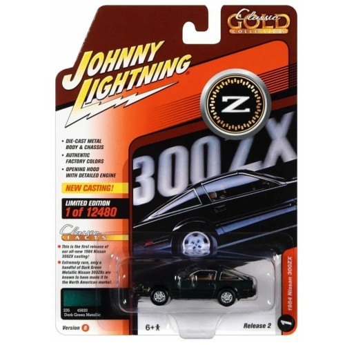 Johnny Lightning 1984 Nissan 300 ZX Aspen Black 1:64 przód