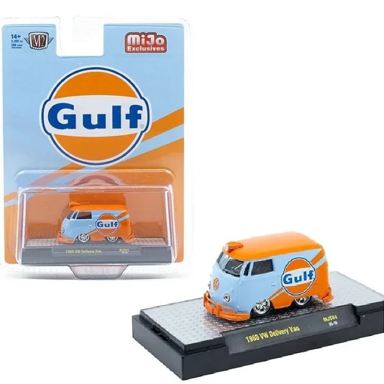 M2 Machines 1960 Volkswagen Delivery van Custom GULF 1:64 przód