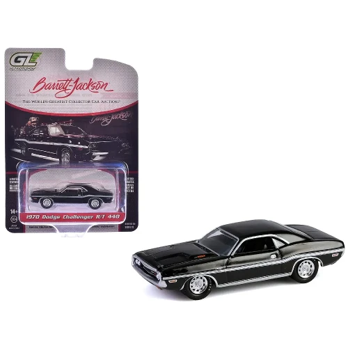 Greenlight 1970 Dodge Challenger R/T 440 black 1:64 przód