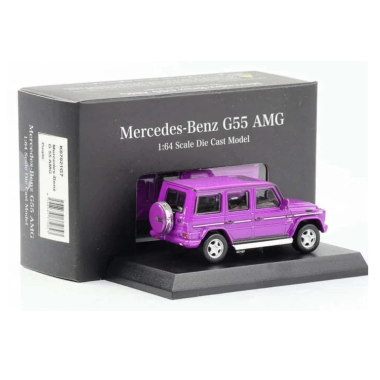 Kyosho Mercedes Benz G55 AMG Purple W463 1:64 tył box
