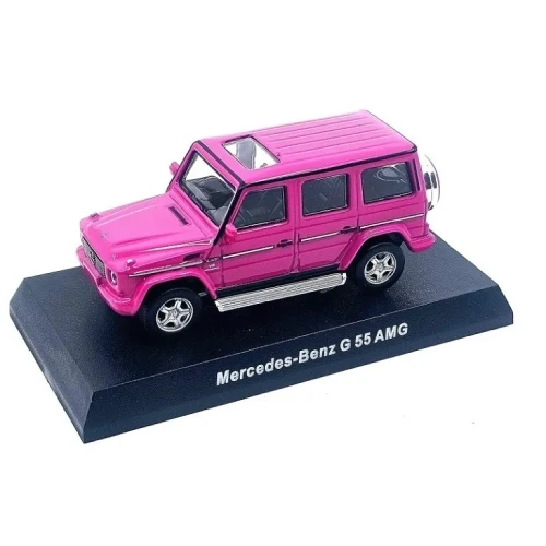 Kyosho Mercedes Benz G55 AMG Pink W463 1:64 przód