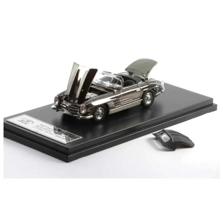 YS Model 1957 Mercedes-Benz 300SL Roadster Chrome 1:64 przód