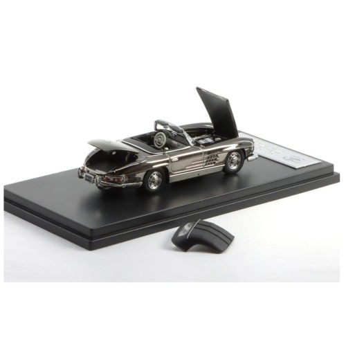 YS Model 1957 Mercedes-Benz 300SL Roadster Chrome 1:64 tył