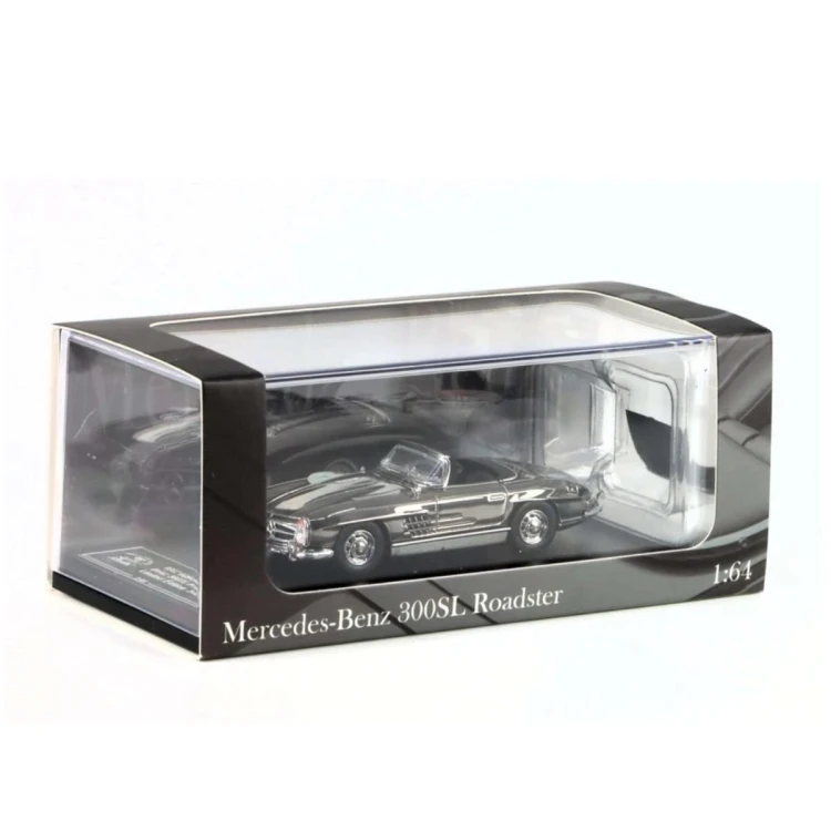 YS Model 1957 Mercedes-Benz 300SL Roadster Chrome 1:64 box