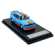 Street Weapon BMW E30 Gulf blue orange 1:64 przód