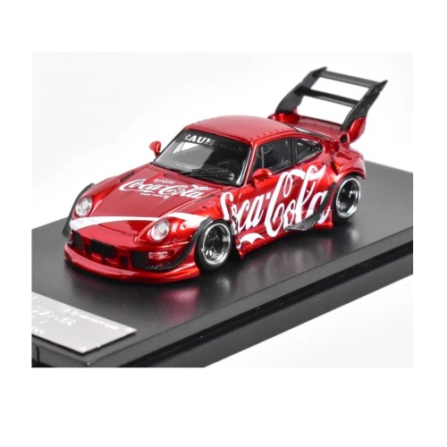 Street Weapon RWB 993 Coca-Cola high tail red 1:64 przód