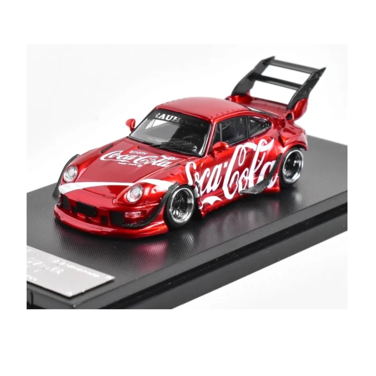 Street Weapon RWB 993 Coca-Cola high tail red 1:64 przód