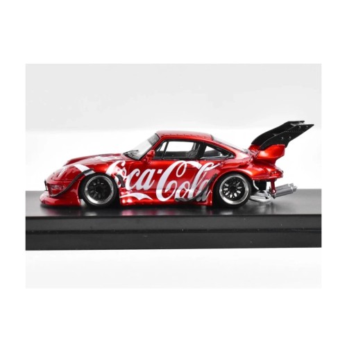 Street Weapon RWB 993 Coca-Cola high tail red 1:64 bok
