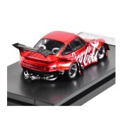 Street Weapon RWB 993 Coca-Cola high tail red 1:64 tył