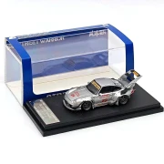 Street Weapon RWB 993 Zamac high tail grey 1:64 przód