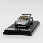 Street Weapon RWB 993 Zamac low tail grey 1:64 przód
