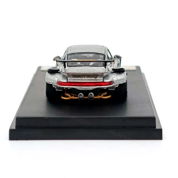 Street Weapon RWB 993 Zamac low tail grey 1:64 tył