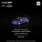 Pop Race Toyota Supra Top Secret GT300 Purple TOKYO AUTO SALON HONG KONG 2025 1:64 przód