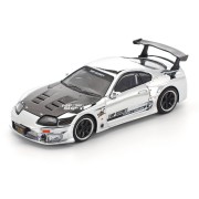 Pop Race Toyota Supra Top Secret GT300 Silver Chrome 1:64 przód