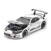 Pop Race Toyota Supra Top Secret GT300 Silver Chrome 1:64 przód detal