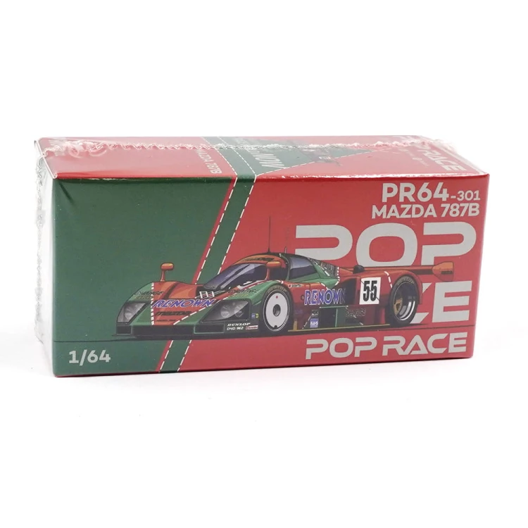 Pop Race Mazda 787B Le Mans 1991 24H Winner 1:64 box