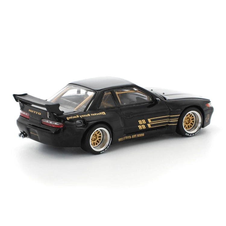 Pop Race Nissan Silvia S13 Pandem Black 1:64 tył