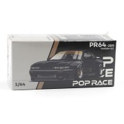 Pop Race Nissan Silvia S13 Pandem Black 1:64 box