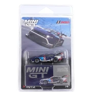 MINI GT Ford Mustang GT3 #65 Ford Multimatic Motorsports 2024 IMSA Daytona 24 Hrs 1:64 przód