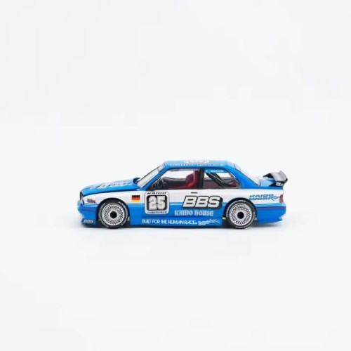 MINI GT Kaido House BMW M3 E30 Kaido Tournig Champ V1 BBS 1:64 bok