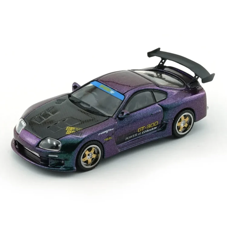 BM Creations Toyota Supra Top Secret JAZ80 Purple Australia Limited 1:64 przód