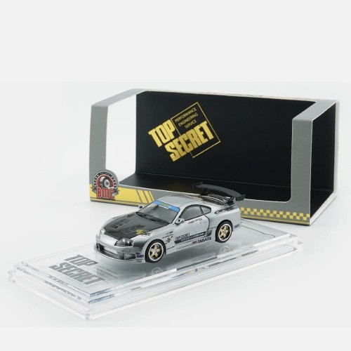 BM Creations Toyota Supra Top Secret Philippines Limited silver 1:64 box