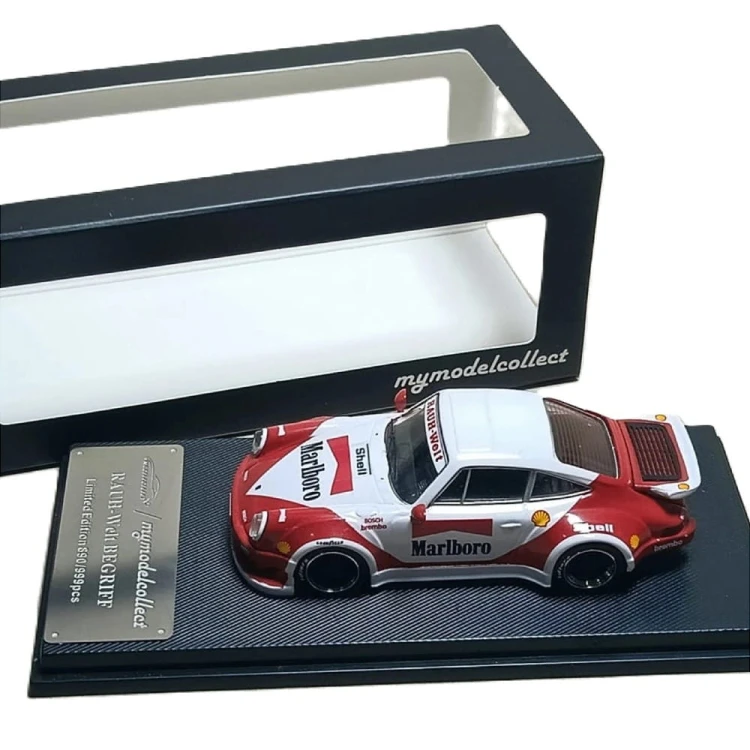 My Model Collect Rauh Welt RWB 930 Marlboro red white 1:64 przód box