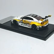 My Model Collect LBWK Nissan GTR GT R35 White Flash Livery 1:64 tył lewy