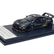 My Model Collect LBWK Nissan GT-R R35 Silhouette Works Black Monster Livery 1:64 przód
