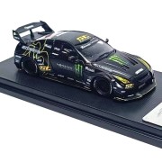 My Model Collect LBWK Nissan GT-R R35 Silhouette Works Black Monster Livery 1:64 bok