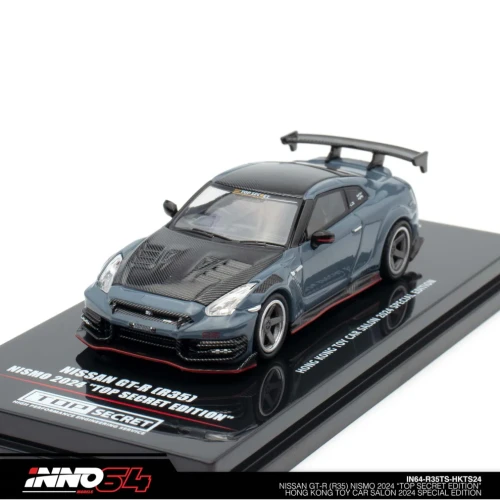 INNO64 NISSAN GT-R R35 TOP SECRET EDITION Hong Kong Toy Car Salon 2024 Special Edition 1:64 przód