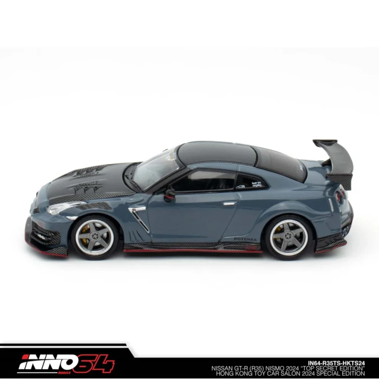 INNO64 NISSAN GT-R R35 TOP SECRET EDITION Hong Kong Toy Car Salon 2024 Special Edition 1:64 bok