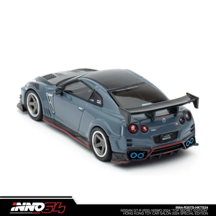 INNO64 NISSAN GT-R R35 TOP SECRET EDITION Hong Kong Toy Car Salon 2024 Special Edition 1:64 tył