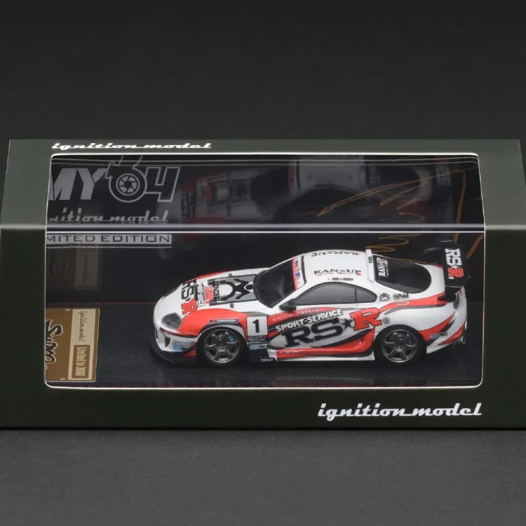 IGNITION MODEL Toyota Supra JZA80 RZ White 1:64 box