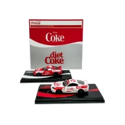 INNO64 x DPLS Coca Cola Toyota Supra A80 Box Set COKE HKTS 2025 1:64 przód
