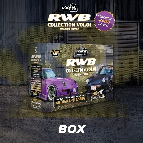 Tarmac Works Cards RWB Collection Vol.01 - Hobby Box Limited 2400 pcs box