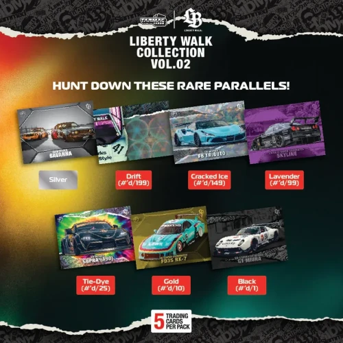 Tarmac Works Cards Liberty Walk Collection Vol.02 Box zestaw