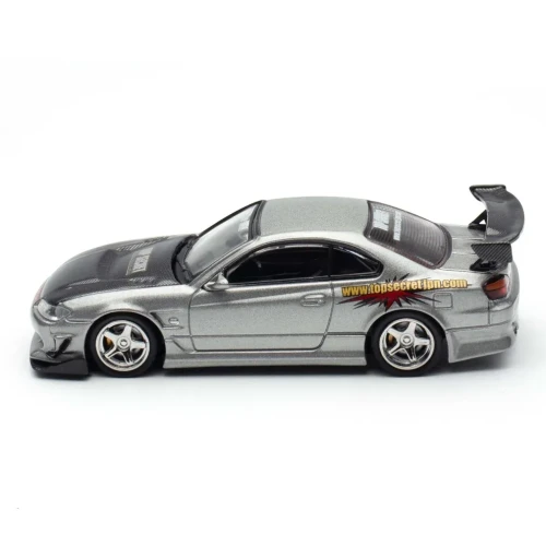 INNO64 TOP SECRET SILVIA (S15) Silver 1:64 bok