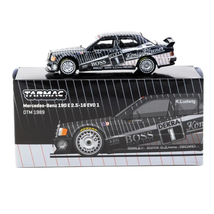 Tarmac Works Mercedes-Benz 190 E 2.5-16 EVO 1 #01 1:64 box