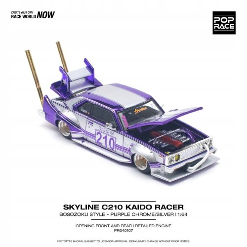 pop-race-nissan-skyline-c210-kaido-racer-basozoku-purple-chrome-1-64-front.jpg